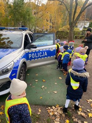 Policjanci z wizytą w przedszkolu