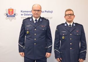 Komendant Miejski Policji w Gdańsku i Zastępca Komendanta Komisariatu Policji VIII w Gdańsku