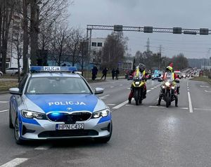 Zabezpieczenie &#039;Mikołaje na motocyklach&quot;