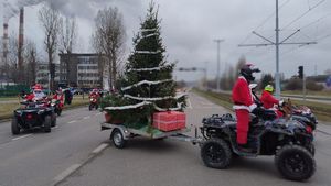 Zabezpieczenie &#039;Mikołaje na motocyklach&quot;