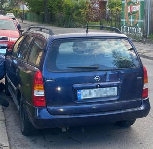 Odzyskany pojazd marki opel