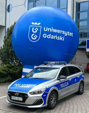 Policjanci na spotkaniu ze studentami