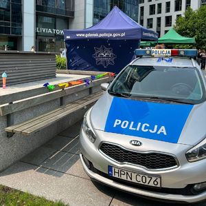 Policjanci na festynie