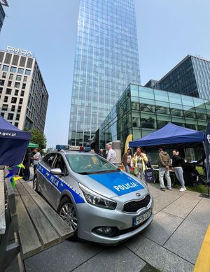 Policjanci na festynie