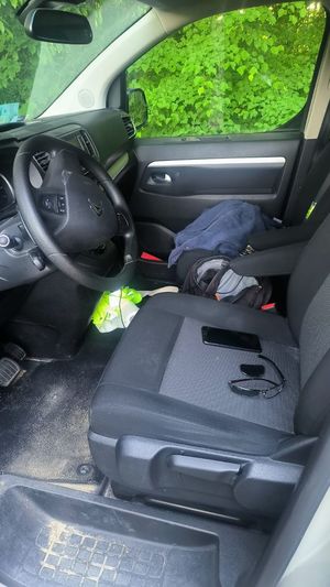 Wnętrze odzyskanego samochodu