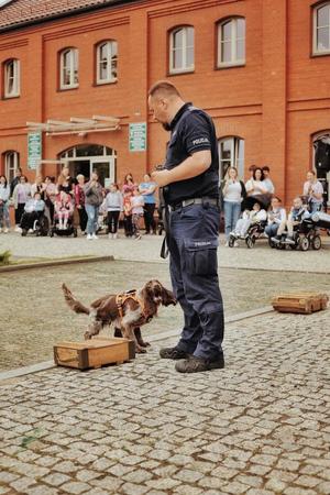 Policjanci na festynie