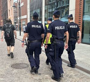 Policjanci patrolują miasto