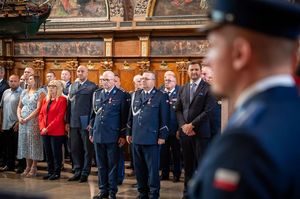 uroczysta zbiórka święto policji