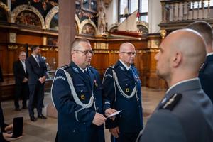 uroczysta zbiórka święto policji