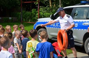 Spotkanie policjantów z przedszkolakami