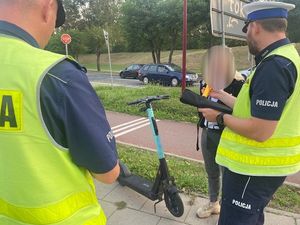 Policjanci prowadzą działania