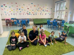 Policjanci na spotkaniu z dziećmi