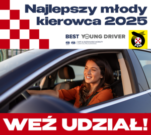 Plakat Najlepszy młody kierowca