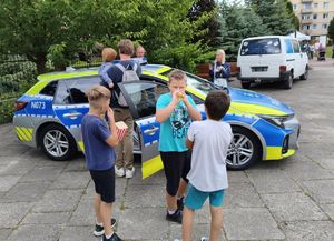 Policjanci na spotkaniu z dziećmi
