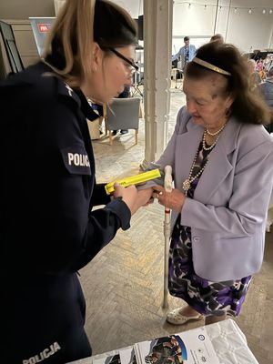 Policjanci na spotkaniu