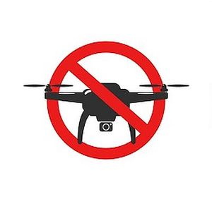 Przekreślony dron