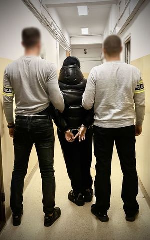 Kryminalni prowadzą zatrzymaną