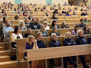 Policjanci na konferencji