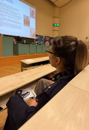 Policjanci na konferencji