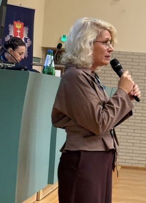 Policjanci na konferencji