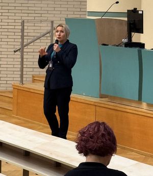 Policjanci na konferencji