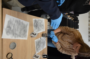 Policjanci na spotkaniu ze studentami