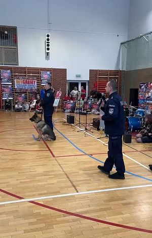 Policjanci na finale WOŚP