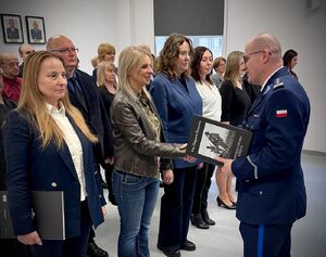 Spotkanie komendanta miejskiego z pracownikami