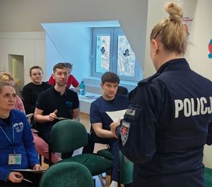 Funkcjonariusze przeprowadzili szkolenie dla personelu szpitala