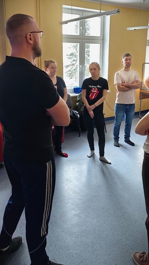 Funkcjonariusze przeprowadzili szkolenie dla personelu szpitala