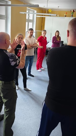 Funkcjonariusze przeprowadzili szkolenie dla personelu szpitala