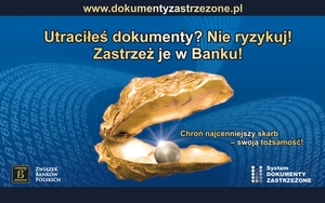 System DOKUMENTY ZASTRZEŻONE - ulotka