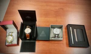 Przedmioty zabezpieczone przez policjantów